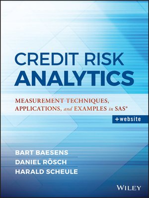 cover image of Credit Risk Analytics